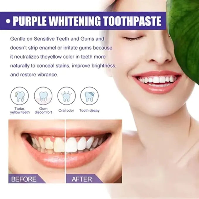 Purple Whitening Toothpaste Happy Discount Mart