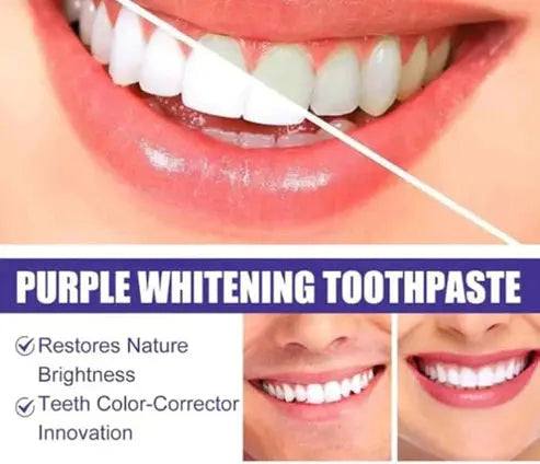 Purple Whitening Toothpaste Happy Discount Mart